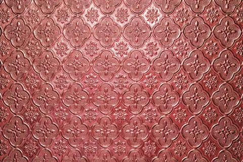 Background texture red vintage pattern on the wall Stock Photos