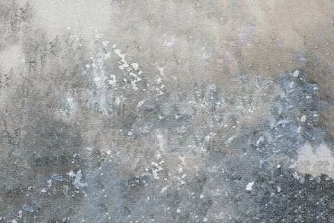 Background texture of a rough old gray wall in close-up Stock Photos