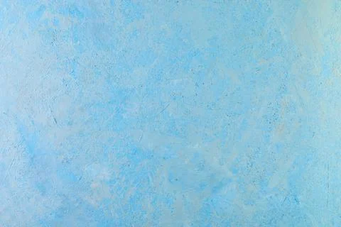 Background texture of rough plaster with white splashes of blue Stock Photos