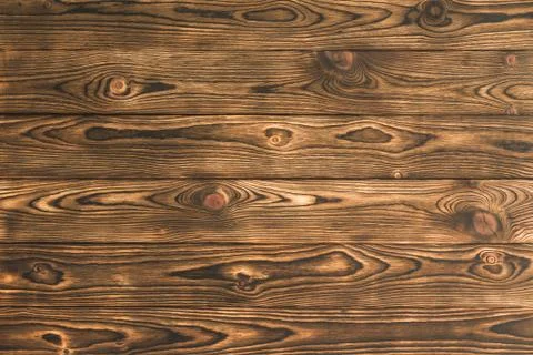 Background texture of rustic brown natural wood Stock Photos