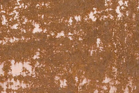 Background with a texture of rusty metal and peeling paint Stock Photos