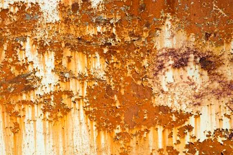 Background texture of scratched rusted steel  Język słów kluczowych: English Stock Photos