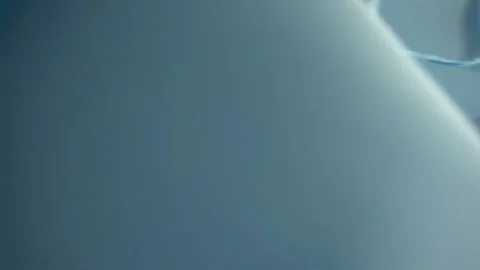 A background texture of soft blue fabric textile material reverse moving. Stock Footage 87712727