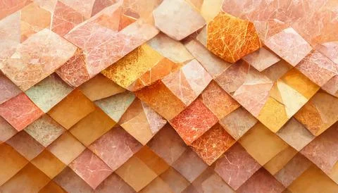 A background texture of soft colored geometric shapes Stock Illustration