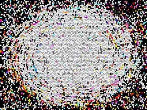 Background texture: spiral circles of paint. Abstract stripes of a circular l Illustrazione stock