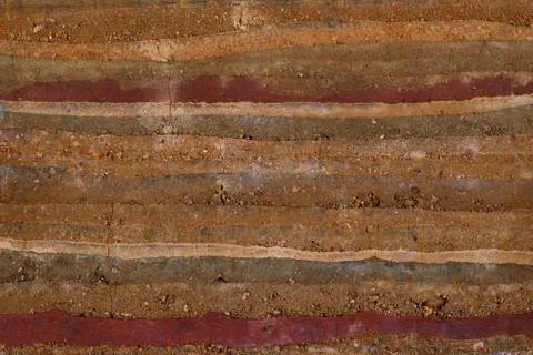 Background texture of stone layer wall Stock Photos