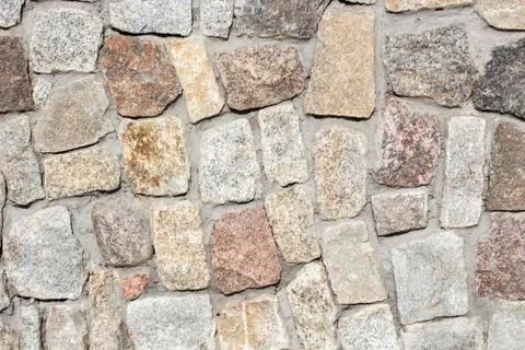 Background, texture stone wall closeup Stock Photos