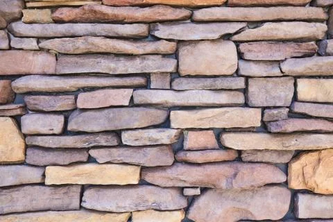 Background texture stone wall stacking layer Foto stock
