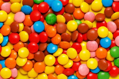 Background texture sweet colored candy close up Stock Photos