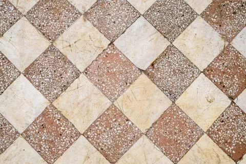 Background texture of tiled flooring. Building materials for floor. Stock Photos