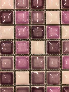 Background, texture tiles for multi-colored mosaic Stock Photos