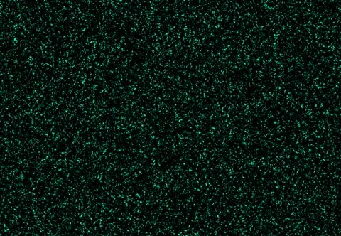 Background texture: trace elements, particles on a green background. The stru Stock Photos