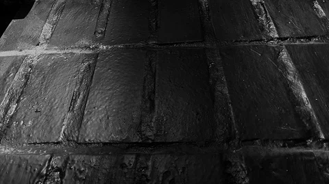 The background texture as a wall of the building of old kerchist tiles is Stock Footage 125788370