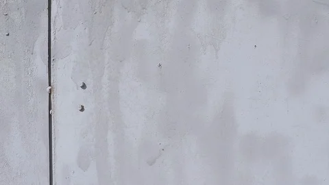 Background texture wall fence made of metal sheets unevenly colored with light Stock-Footage 127869003