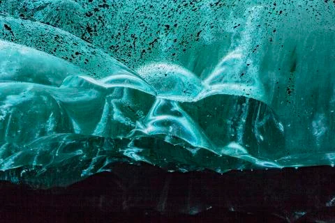 Background texture of a wall of ice Stock Photos