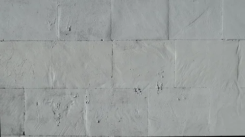 Background texture wall of rectangular shapes in white paint Stock Footage 126354312
