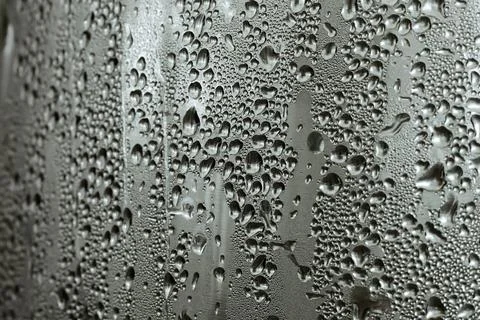 Background texture water drop close-up Fotos Stock