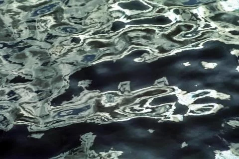 Background texture of water surface of the lake, the surface of the water Stock Photos