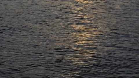 Background texture of the wave of the sunset river Stock Footage 147598950