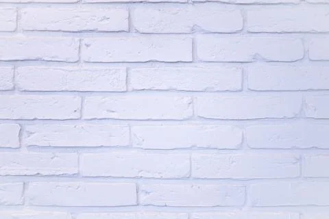 Background texture. White brick wall surface. Copy space Stock Photos