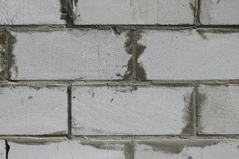 Background texture of white Lightweight Concrete block Stock Photos