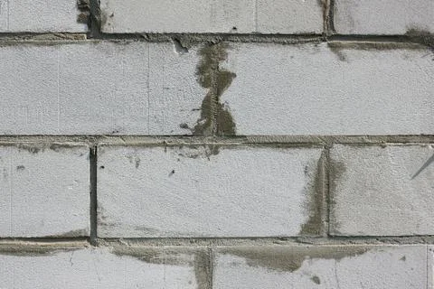 Background texture of white Lightweight Concrete block Stock Photos