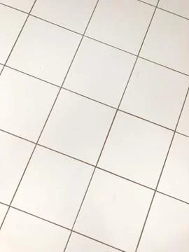 Background, texture of white tile floor Stock-Fotos