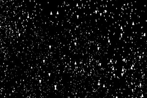 Background is the texture of white triangles on a black backgrou Stock Photos