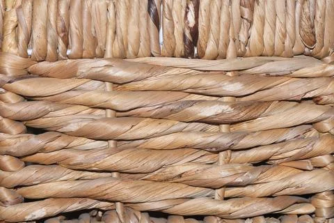 Background texture of wicker surface. Stock Photos