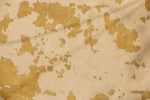 Background of the texture of the yellow orange wall of concrete and brick Stock Photos