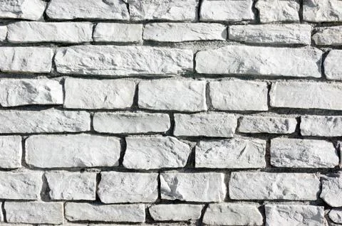Background of textured gray bricks Stock Photos