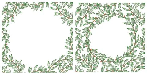 Background textures of twigs Stock Illustration