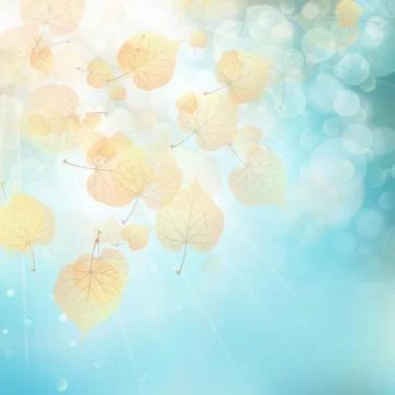 Background on a theme of autumn. EPS 10 Stock Illustration