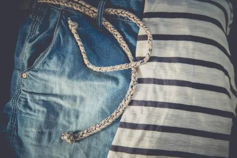 Background of the things, clothes, texture Stock Photos