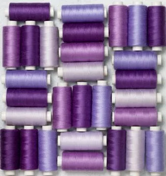 Background thread spools. Stock Photos