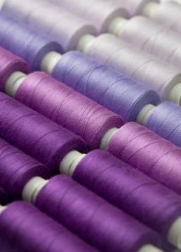 Background thread spools. Stock Photos