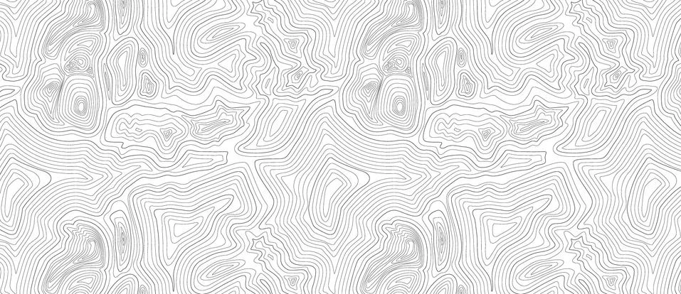 Background of the topographic map. Abstract black and white topographic conto Stock Illustration