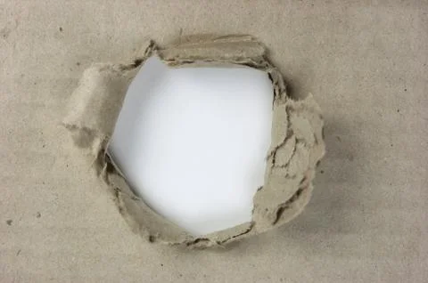 Background, torn cardboard, frame Foto stock