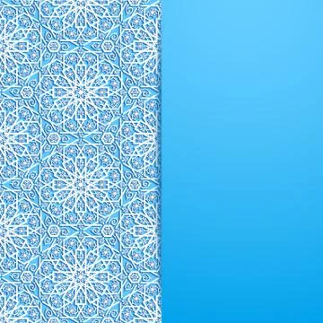 Background with traditional ornament Illustrazione stock
