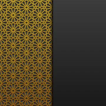 Background with traditional ornament Illustration
