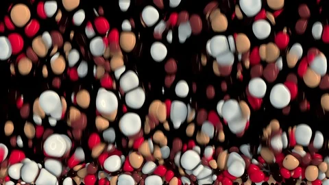 Background / transition from falling color soft roundness 59,94 fps Stock Footage 110749914