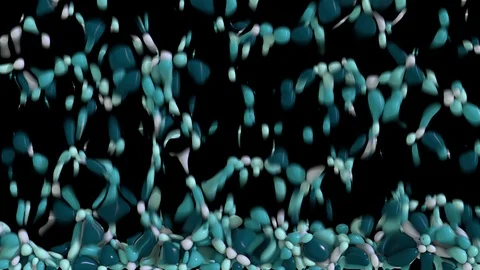 Background / transition from falling color soft roundness 59,94 fps Stock Footage 110750917