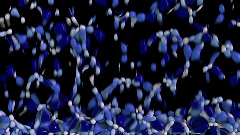 Background / transition from falling color soft roundness 59,94 fps Video stock 110752394