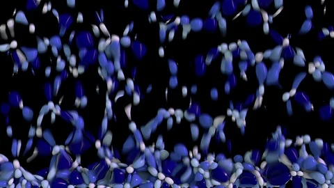 Background / transition from falling color soft roundness 59,94 fps Video stock 110752412