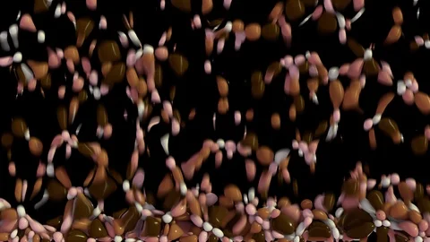 Background / transition from falling color soft roundness 59,94 fps Stock Footage 110753072