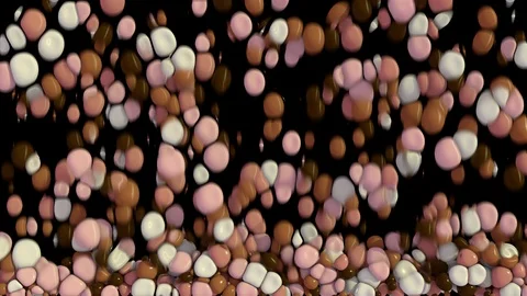 Background / transition from falling color soft roundness 59,94 fps Stock Footage 110753741