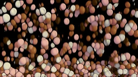 Background / transition from falling color soft roundness 59,94 fps Stock Footage 110754455