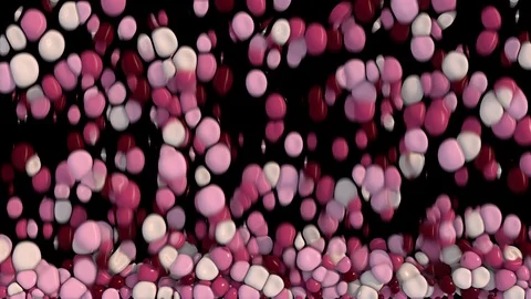 Background / transition from falling color soft roundness 59,94 fps Stock Footage 110755208