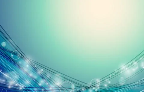 Background with transparent bubbles Stock Illustration