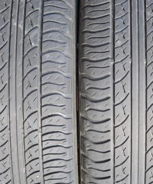 The background of the tread pattern of the car wheel. Rubber tir Stock Photos